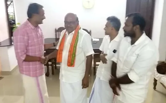 പാലാ നഗരസഭാ മുൻ വൈസ് ചെയർമാനും മുൻ ഡിസിസി മെമ്പറും കോൺഗ്രസ് നേതാവുമായിരുന്ന കെ.ആർ മുരളീധരൻ നായർ കൊച്ചുപുരയ്ക്കൽ ബിജെപിയിൽ ചേർന്നു