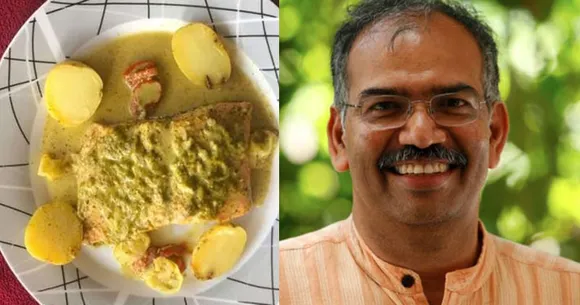 ജനീവ സ്‌റ്റൈല്‍ ഗ്രില്‍ഡ് സാല്‍മണ്‍ ഇന്‍ വൈറ്റ് വൈന്‍ എന്ന റെസിപ്പി ; കളക്ടര്‍ ബ്രോയുടെ ചലഞ്ച് ഏറ്റെടുത്ത് 10 മിനിറ്റ് റെസിപ്പിയുമായി തുമ്മാരുകുടി