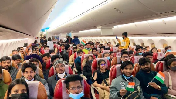യുക്രൈന്‍ രക്ഷാദൗത്യം; 208 യാത്രക്കാരുമായി വ്യോമസേനയുടെ മൂന്നാമത്തെ വിമാനമെത്തി