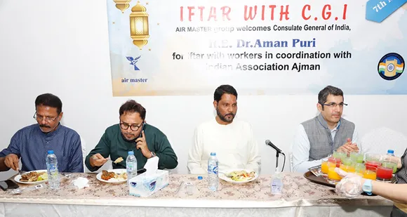 ദുബായ് ഇന്ത്യൻ കോൺസുലേറ്റ്, അജ്‌മാൻ ഇന്ത്യൻ അസോസിയേഷൻ, അജ്‌മാൻ എയർ മാസ്റ്റർ ഗ്രൂപ്പ് എന്നിവർ സംയുക്തമായി ഇഫ്ത്താർ സംഗമം നടത്തി