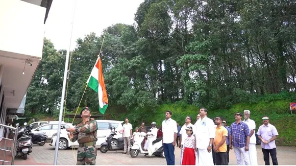 കേരള ഹോട്ടൽ ആൻഡ് റെസ്റ്റോറന്റ് അസോസിയേഷൻ പാലാ യൂണിറ്റിൽ രാജ്യത്തിന്റ 75-ാമത്  സ്വാതന്ത്ര്യദിനം പതാക ഉയർത്തി ആഘോഷിച്ചു