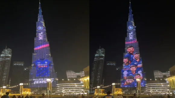 ഇന്ത്യൻ ടീമിന്റെ പുത്തൻ ജഴ്‌സിയണിഞ്ഞ് ബുർജ് ഖലീഫ; അഭിമാന നിമിഷം എന്ന് കുറിച്ചുകൊണ്ട് ആരാധകരും