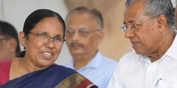 കെ.ടി. ജലീലിനെ അഭിവാദ്യം ചെയ്ത ശേഷം കെ.കെ. ശൈലജയെ ഗൗനിക്കാതെ മുഖ്യമന്ത്രി മുന്നോട്ട് ? സമൂഹമാധ്യമങ്ങളില്‍ പ്രചരിക്കുന്ന വീഡിയോ പുതിയ ചര്‍ച്ചയ്ക്ക് കളമൊരുക്കുന്നു; കെ.കെ. ശൈലജയെ പുതിയ മന്ത്രിസഭയില്‍ നിന്ന് ഒഴിവാക്കിയ വിവാദം കെട്ടടങ്ങും മുമ്പേ അടുത്ത വിവാദം !