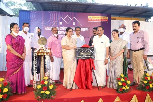 നിർധനർക്കായി  സ്നേഹഭവനങ്ങൾ ഒരുക്കി മണപ്പുറം; 21 വീടുകളുടെ ശിലാ സ്ഥാപനം നടത്തി
