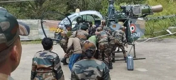 അരുണാചല്‍ പ്രദേശില്‍ സൈനിക ഹെലികോപ്റ്റര്‍ തകര്‍ന്ന് വീണുണ്ടായ അപകടം; രണ്ട് പേരുടെ മൃതദേഹങ്ങള്‍ കണ്ടെത്തി! ഹെലികോപ്റ്ററില്‍ ഉണ്ടായിരുന്നത് അഞ്ച് പേര്‍; രക്ഷാപ്രവര്‍ത്തനം പുരോഗമിക്കുന്നു