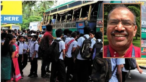 ഓരോ ചൂട് കാലത്തും ഏതെങ്കിലും ഒരു ബസിലെ കണ്ടക്ടറുടെ ലൈസൻസ് റദ്ദാക്കിക്കൊണ്ട് തീർക്കേണ്ടതോ തീർക്കാവുന്നതോ ആയ ഒരു വിഷയമല്ല ഇത്. ബസുകാരുടെ പ്രശ്നം വിദ്യാർഥികളല്ല, പണമാണ് - മുരളി തുമ്മാരുകുടി എഴുതുന്നു