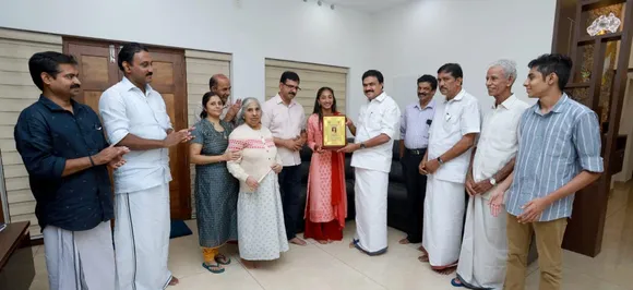 ഐക്യരാഷ്ട്രസഭയിലെ പ്രസംഗത്തിലൂടെ ലോകശ്രദ്ധ നേടിയ എമിലിന് പാലായിലെ കെ.എം. മാണി ഫൗണ്ടേഷന്റെ ആദരം