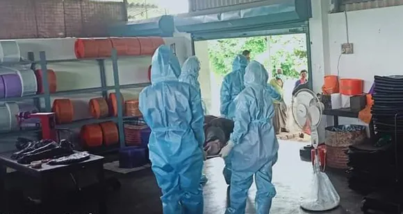 ടയര്‍ കമ്പനിയിൽ മരിച്ചനിലയില്‍ കാണപ്പെട്ടു