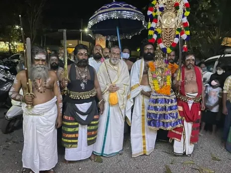 ഏഴാച്ചേരി കാവിന്‍പുറം ക്ഷേത്രത്തില്‍ കാണിക്കിഴി സമര്‍പ്പിക്കാന്‍ ആലങ്ങാട്ട് സംഘം 8-ന് എത്തും