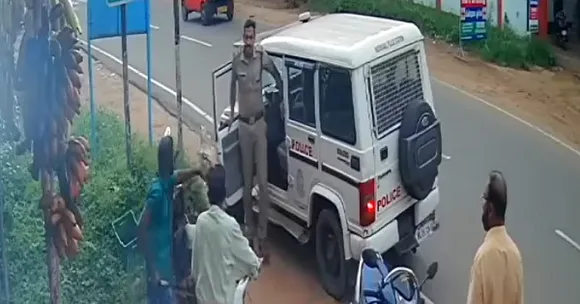 സ്കൂട്ടറില്‍ പൊലീസ് വാഹനത്തെ പിന്തുടര്‍ന്ന് എത്തി എസ്ഐയെ വെട്ടി, പരിക്കേറ്റിട്ടും പ്രതിയെ ബലപ്രയോഗത്തിലൂടെ കീഴടക്കി എസ്‌ഐ! വീഡിയോ പുറത്ത്‌