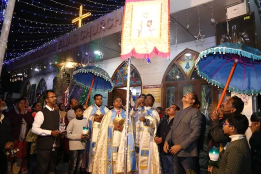 ഹരിനഗർ വി. ചാവറ കുര്യാക്കോസ് എലിയാസ് ചർച്ചിൽ തിരുനാൾ കൊടിയേറി