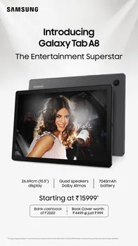 വിനോദത്തിനൊപ്പം പ്രൊഡക്ടിവിറ്റിയും; സാംസംഗിൻ്റെ പുതിയ ഗാലക്സി ടാബ് എ8 ഇന്ത്യയിൽ