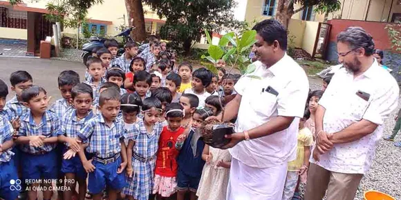 ഉഴവൂർ സെന്റ് സ്റ്റീഫൻസ് ഇംഗ്ലീഷ് മീഡിയം നേഴ്സറി സ്കൂളില്‍ സുവർണ്ണ ജൂബിലി ഓർമ്മ മരം നട്ടു