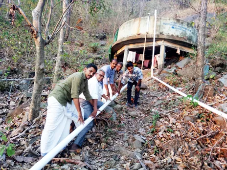 ഉരുള്‍പൊട്ടലില്‍ തകര്‍ന്ന കല്‍പിനി കുടിവെള്ള പദ്ധതി പുനര്‍നിര്‍മ്മാണം അന്തിമഘട്ടത്തില്‍