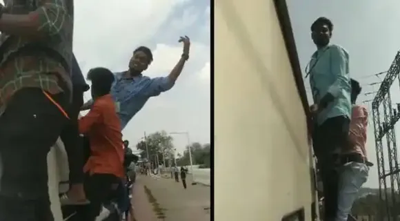 ഓടിക്കൊണ്ടിരിക്കുന്ന ട്രെയിനിന്റെ ഫൂട്ബോർഡിൽ നിന്ന് അഭ്യാസം കാണിച്ച 19 കാരൻ കാൽ വഴുതി വീണ് മരിച്ചു