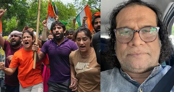 സന്യാസിമാര്‍ നിയമസഭയില്‍, രാജ്യത്തിന് അഭിമാനമായ കായിക താരങ്ങള്‍ നീതിക്ക് വേണ്ടി തെരുവില്‍..; ഗുസ്തി താരങ്ങള്‍ക്ക് പിന്തുണയുമായി ഹരീഷ് പേരടി