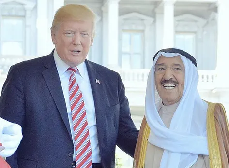 കുവൈറ്റ് അമീറിന്റെ വേര്‍പാടില്‍ അനുശോചിച്ച് ഡൊണാള്‍ഡ് ട്രംപ്; അമീര്‍ വിഭാവനം ചെയ്ത ഭാവിക്കു വേണ്ടി ഗള്‍ഫ് രാജ്യങ്ങള്‍ ഒന്നിക്കുമെന്ന് പ്രതീക്ഷിക്കുന്നതായും യുഎസ് പ്രസിഡന്റ്‌