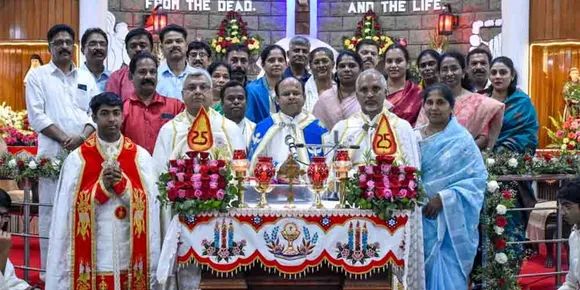 ബുരാടി വിശുദ്ധ മറിയം ത്രേസ്യ ദേവാലയത്തിൽ സിൽവർ ജൂബിലേറിയൻസ് മീറ്റ് സംഘടിപ്പിച്ചു