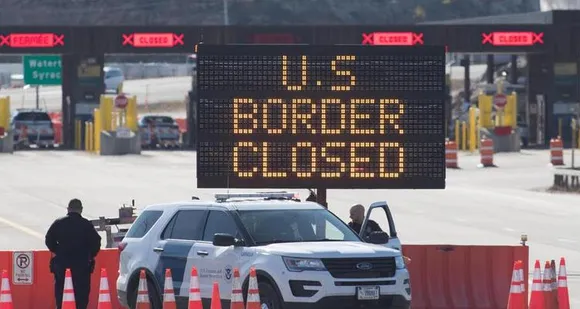 കാനഡാ മെക്‌സിക്കോ യാത്രാനിയന്ത്രണം ഏപ്രില്‍ 21 വരെ നീട്ടിയതായി യുഎസ്