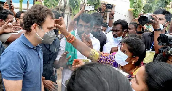 കാർഷിക നിയമങ്ങള്‍ക്കെതിരെ പോരാടുന്ന കർഷകർക്ക് ഐക്യദാർഢ്യവുമായി രാഹുൽ ഗാന്ധി തമിഴ്‌നാട്ടിൽ