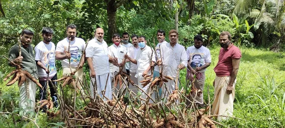 മൊറയൂരിലെ കോണ്‍ഗ്രസ് മാറിത്തുടങ്ങി : ജനങ്ങള്‍ക്ക് സൗജന്യമായി കപ്പ വിതരണം ചെയ്യുവാൻ കപ്പ തോട്ടം വിലയ്ക്ക് വാങ്ങി മൊറയൂർ മണ്ഡലം കോൺഗ്രസ് കമ്മിറ്റി. പാര്‍ട്ടി ജനങ്ങളിലേയ്ക്ക് ഇറങ്ങി ചെല്ലണമെന്ന രാഹുല്‍ ഗാന്ധിയുടെ നിര്‍ദേശം ഇവിടെ നടപ്പിലാക്കുമ്പോള്‍