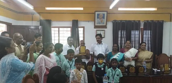 മികച്ച യുപി സ്കൂളിനുള്ള പുരസ്കാരം പാലാ വലവൂർ ഗവ. യുപി സ്കൂളിന്