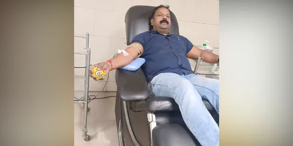 അൻപതാം വയസില്‍ അറുപതാമത്തെ രക്തദാനം നടത്തി മാതൃകയായി ബ്ലഡ് പ്രൊവിഡഴ്സ് ഡ്രീം കേരള ചെയര്‍മാന്‍ അനില്‍ ടി.കെ
