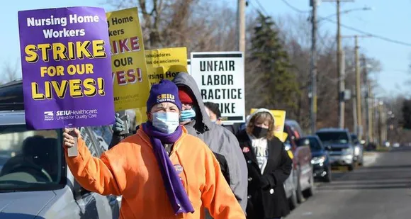 ചിക്കാഗോയില്‍ ഇന്‍ഫിനിറ്റി നേഴ്‌സിംഗ് ഹോം ജീവനക്കാര്‍ കഴിഞ്ഞ രണ്ടാഴ്ചയായി നടത്തിവന്ന പണിമുടക്ക്  ഒത്തുതീര്‍പ്പായി