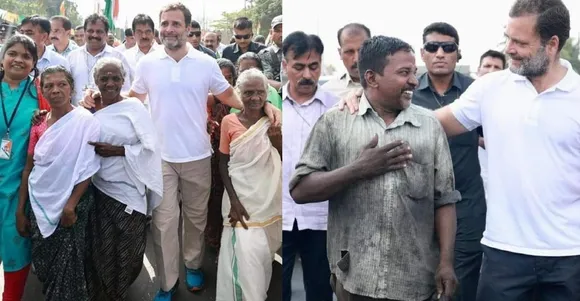 സ്പോൺസർ ചെയ്യാൻ അംബാനിമാരില്ലാതെ, കോടികൾ ഒഴുക്കിയുള്ള സംഘാടനമില്ലാതെ, സഹായിക്കാൻ ഭരണമോ ഭരണകൂടങ്ങളോ ഇല്ലാതെ, നടന്നു നീങ്ങുന്ന രാഹുലിനൊപ്പം ജനം ആർത്തിരമ്പുന്നു; രാജ്യത്ത് ഏറ്റവുമധികം ആൾക്കൂട്ടം കണ്ട യാത്രയെന്ന റെക്കോർഡിലേയ്ക്ക് കുതിക്കാനൊരുങ്ങി ഭാരത് ജോഡോ ! ' രാഹുലാ നീ തനിച്ചല്ല .. മിത്രനെപ്പോലെ നീ .... ഈ വസുന്ധര ' എന്ന അനിൽ പനച്ചൂരാന്റെ വാക്കുകൾ കേരളം ഏറ്റെടുക്കുകയാണോ ? ഇത് പുതിയൊരു രാഹുൽ ഗാന്ധിയുടെ ഉദയം കൂടിയായി മാറുകയാണോ ? - ദാസനും വിജയനും