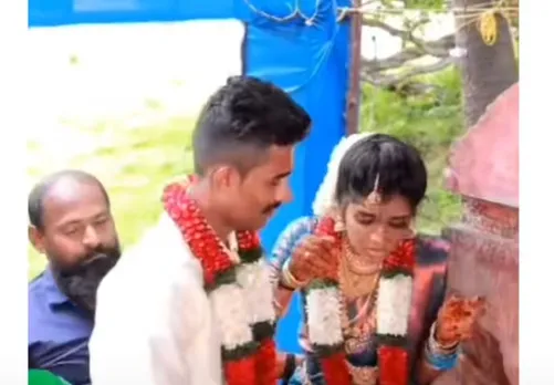 നവവധു വലതുകാൽവച്ച് വീട്ടിൽ കയറുമ്പോൾ കരയണം; തലമുട്ടിക്കൽ ചടങ്ങിലെ വേദന മാറാതെ വധു, പാലക്കാട് വിവാഹ ചടങ്ങുകളിലെ ചില തലവേദനകൾ, വീഡിയോ വൈറൽ