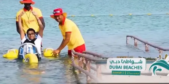 ബീച്ച് വീൽചെയറുകളുമായി ദുബായ് മുനിസിപ്പാലിറ്റി; ആദ്യഘട്ടം ജുമൈറ ബീച്ചിൽ