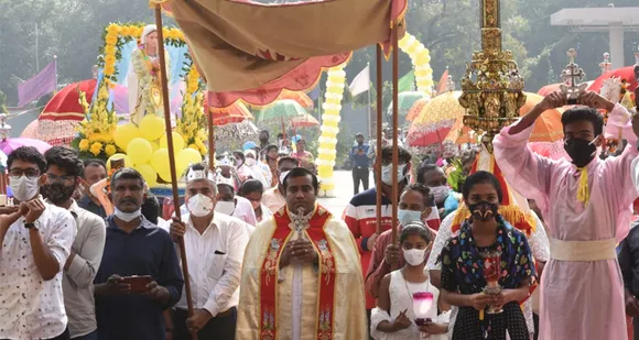 ഡല്‍ഹി കിങ്‌സ്‌വേ ക്യാമ്പ് ബ്ലെസ്സ്ഡ് സാക്രമെന്‍റ് ദേവാലയത്തിലെ തിരുന്നാൾ സമാപനമായി