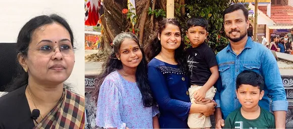 നിപയ്ക്കെതിരേയുള്ള പോരാട്ടത്തിനിടെ നിപ ബാധിച്ച് ജീവൻ വെടിയേണ്ടി വന്ന  സിസ്റ്റർ ലിനിയുടെ മക്കൾക്ക് അമ്മയെ ലഭിക്കുന്നു; സജീഷിനും കുടുംബത്തിനും എല്ലാ ആശംസകളും നേരുന്നു-ഫേസ്ബുക്ക് പോസ്റ്റുമായി വീണാ ജോര്‍ജ്‌