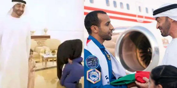 എട്ടുദിവസത്തെ  ബഹിരാകാശ ദൗത്യം പൂര്‍ത്തിയാക്കി തിരിച്ചെത്തിയ ഹസ്സ അല്‍ മന്‍സൂരിയ്ക്ക് ഊഷ്മള സ്വീകരണം നല്‍കി യുഎഇ:   മുട്ടുകുത്തി നിന്ന് മാതാവിന്റെ കാലുകളില്‍ ചുംബിച്ചു: വീഡിയോ വൈറൽ