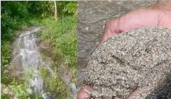 പൂപ്പാറ മുള്ളംതണ്ടിൽ മഴയ്ക്കൊപ്പം വെളള നിറത്തിൽ നീരുറവ; കൂടുതൽ പഠനം നടത്തേണ്ടതുണ്ടെന്ന് ജിയോളജി വകുപ്പ്