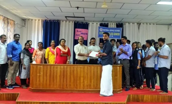 ഉഴവൂര്‍ സെന്റ് സ്റ്റീഫന്‍സ് കോളേജില്‍ രക്തദാന ക്യാമ്പ് നടത്തി