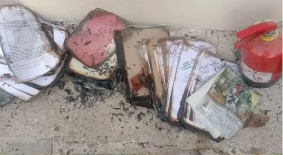 ഓച്ചിറ പഞ്ചായത്ത് ഓഫീസിൽ തീപിടുത്തം; കമ്പ്യൂട്ടറും ഫയലുകളും കത്തി നശിച്ചു