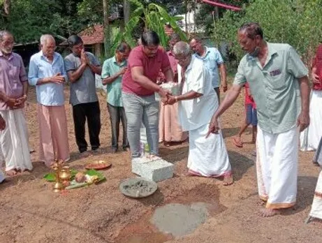 കൊടുവേലിപ്പടിയിൽ എൻ.എസ്.എസ്. കരയോഗമന്ദിരത്തിന് ശിലയിട്ടു