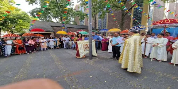 കൊളോണില്‍ മാതാവിന്റെ തിരുനാളിന് കൊടിയേറി