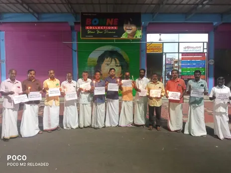 ലോകസമാധാനത്തിനായി യുദ്ധവിരുദ്ധ പ്രതിജ്ഞയും പ്രതിക്ഷേധ ജ്വാല തെളിയിക്കലും നടത്തി