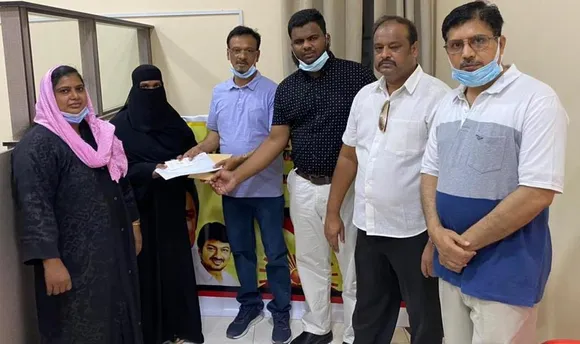 നവയുഗവും തമിഴ് സാമൂഹ്യപ്രവർത്തകരും കൈകോർത്തു; അഞ്ചു വർഷത്തിനു ശേഷം നാഗേശ്വരി നാട്ടിലേയ്ക്ക് മടങ്ങി