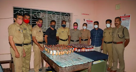 174 കുപ്പി തമിഴ്നാട് മദ്യം കുഴൽമന്ദം എക്സൈസ് സംഘം പിടികൂടി പിടികൂടി