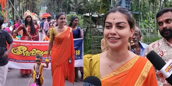 ഒരിക്കലും അതിനെ രാഷ്ട്രീയവൽക്കരിക്കരുത്. ഓർമവച്ച കാലം മുതലേ ചെയ്യുന്ന കാര്യങ്ങളാണ്. ചെറുപ്പത്തിൽ നമ്മളൊക്കെ രാഷ്ട്രീയം അറിഞ്ഞിട്ടാണോ ഇതുപോലെ വേഷമിട്ടത്. വിമർശനങ്ങളെ ഭയന്നല്ല ശോഭായാത്രയിൽ വേഷമണിയാതിരുന്നത്: അനുശ്രീ