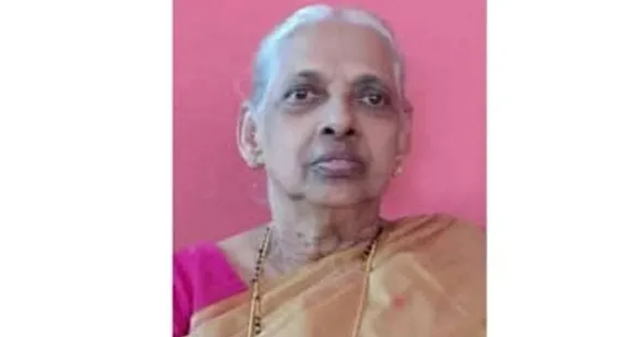 മുട്ടാര്‍ പുതുശ്ശേരിയില്‍ മേരിക്കുട്ടി ജെറോം (77) നിര്യാതയായി
