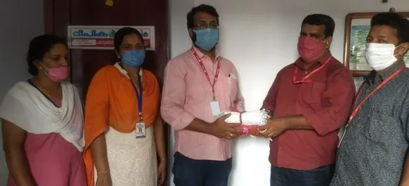 കടുത്തുരുത്തി പ്രസ് ക്ലബ്ബ് അംഗങ്ങൾക്ക് അർച്ചന വിമൻസ് സെന്ററിന്റെ നേതൃത്വത്തിൽ മാസ്ക്ക് വിതരണം നടത്തി