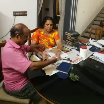 വായനയിഷ്ടപ്പെടുന്നവർക്കായി വാതിൽതുറന്നിട്ട് സി. ആർ. രാധാകൃഷ്ണനും ജീവൽശ്രീ ടീച്ചറും