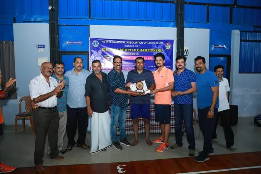 ലയണ്‍സ് ഡിസ്ട്രിക്റ്റ് ഷട്ടില്‍ ടൂര്‍ണമെന്റ് തൊടുപുഴയില്‍ നടന്നു