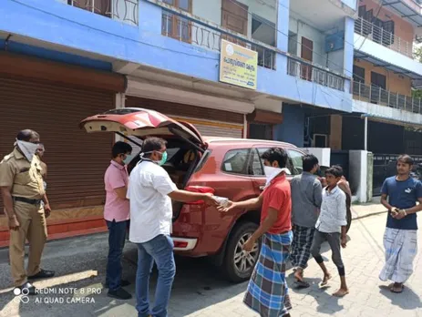 കൊച്ചി നഗരത്തിൽ ഭക്ഷണം കിട്ടാതെ വലയുന്നവർക്ക് ഭക്ഷണപ്പൊതികളുമായി റോട്ടറി കൊച്ചിൻ അപ്‌ടൗൺ