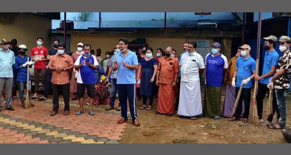 ഗാന്ധിജയന്തി ദിനത്തിൽ ഉഴവൂർ, മോനിപ്പള്ളി ടൗണുകൾ ശുചിയാക്കി ഉഴവൂർ ഗ്രാമപഞ്ചായത്ത്