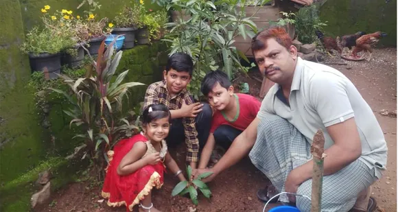 ലോക്ക് ഡൗണിൽ 'വീട്ടുവാടിക' തീർത്ത് ജിഎംയുപി സ്കൂൾ